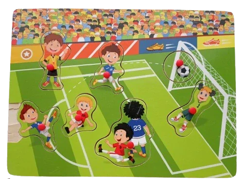 Drevené puzzle - Fubal