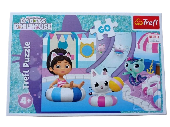 Puzzle - Gabby pri bazéne