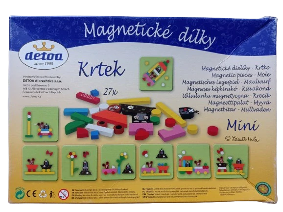 Magnetické dílky Krtek Mini - puzzle