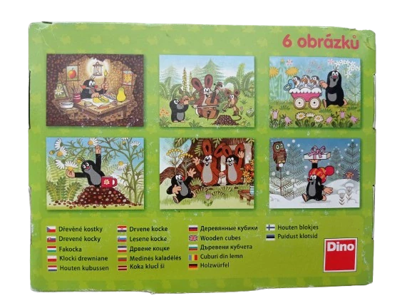 Drevené kocky Krtko a priatelia