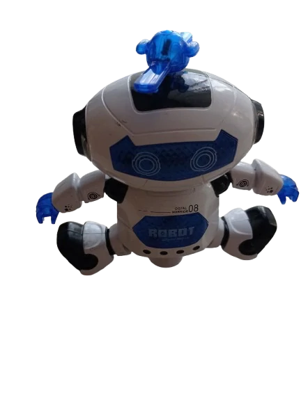 Rotačný svietiaci robot so zvukom