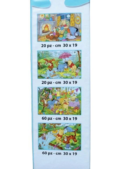 Detské puzzle s motívom Macko Pu