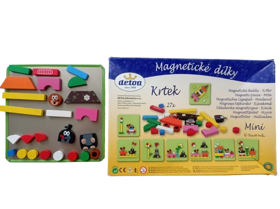 Magnetické dílky Krtek Mini - puzzle