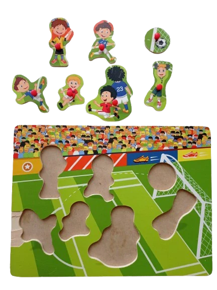 Drevené puzzle - Fubal