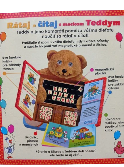 Rátaj a čítaj s mackom Teddy