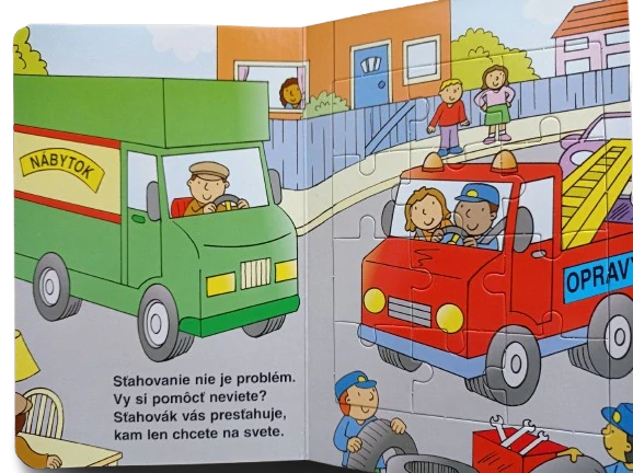 Na stavbe - skladačka puzzle
