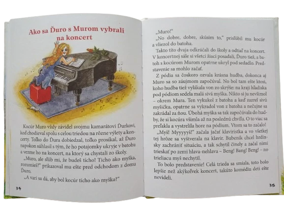 Ďuro a Muro idú do školy