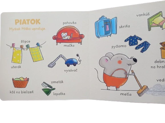 100 prvých slovíčok s myšiakom Miškom