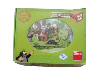 Drevené kocky Krtko a priatelia