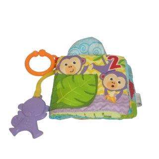 Mäkká knižka so zvieratkami Fisher-Price