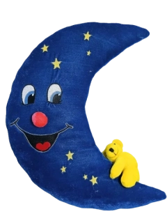 Mesiačik s medvedíkom - 37cm